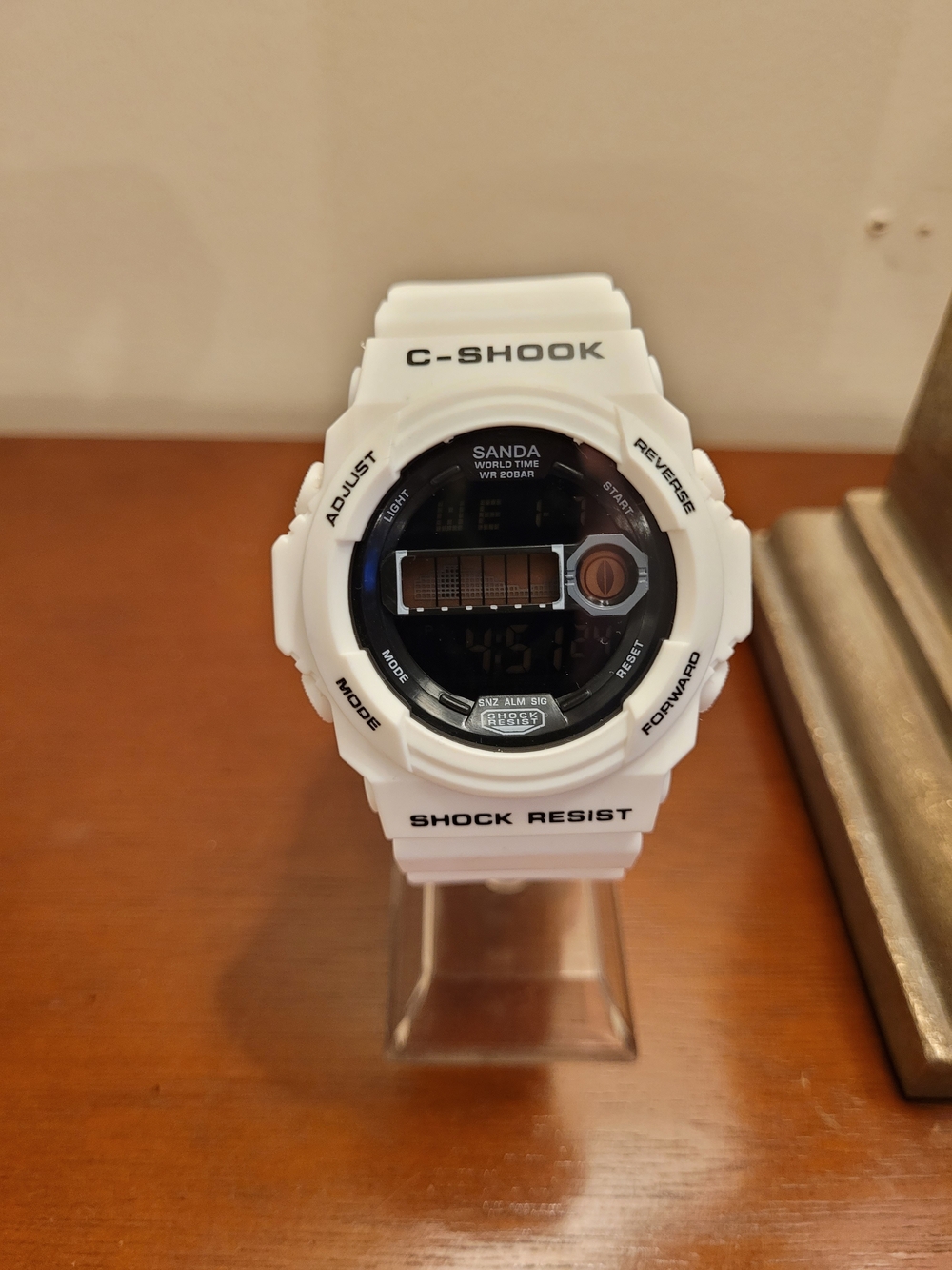 Brand New White C shook Digital Men's Watch